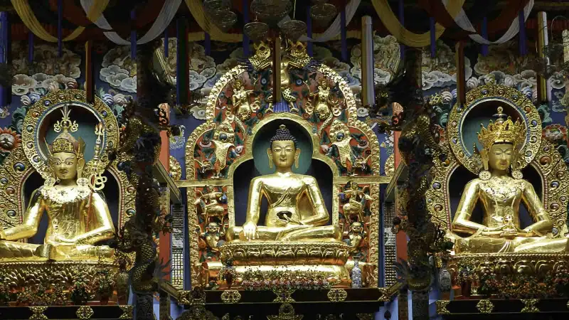 Namdroling Monastery, Tibetan Buddhist monastery, Golden Temple, Bylakuppe, Karnataka